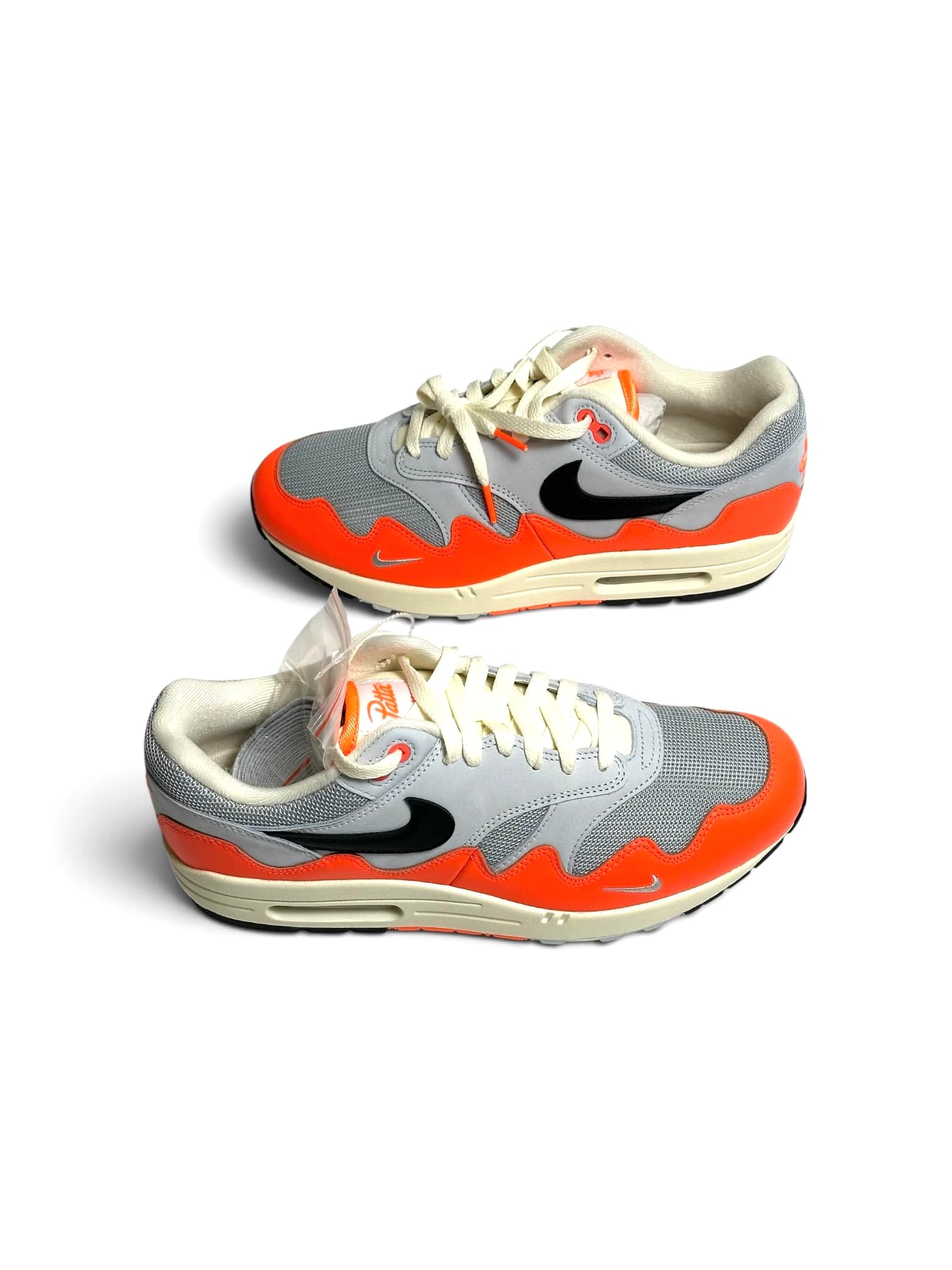 Nike Air Max 1 x Patta Waves Hyper Crimson Pure Platinum (With Bracelet) — photo 1