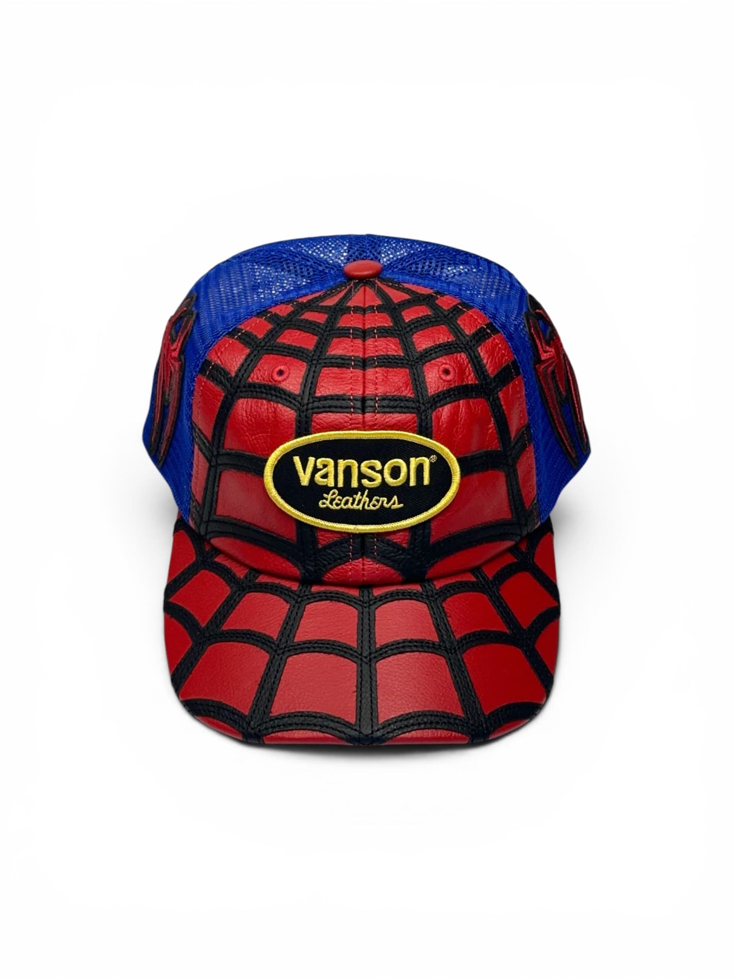 Supreme x Vanson Leathers Spiderman hat (red) — photo 1
